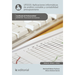 Aplicaciones informáticas de análisis contable y contabilidad presupuestaria. ADGN0108 - Financiación de Empresas