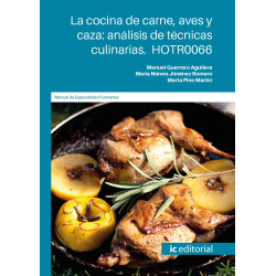 La cocina de carne, aves y caza: análisis de técnicas culinarias. HOTR0066