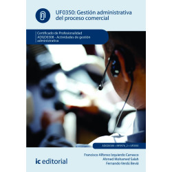 Gestión administrativa del proceso comercial. ADGD0308 - Actividades de gestión administrativa