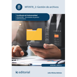 Gestión de archivos. ADGD0308 - Actividades de gestión administrativa