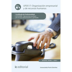 Organización empresarial y de recursos humanos. ADGG0408 - Operaciones auxiliares de servicios administrativos y generales