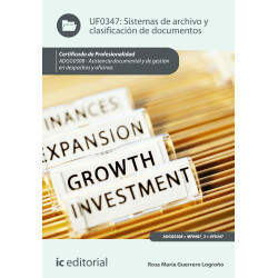 Sistemas de archivo y clasificación de documentos. ADGG0308 - Asistencia documental y de gestión en despachos y oficinas