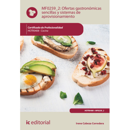 Ofertas gastronómicas sencillas y sistemas de aprovisionamiento. HOTR0408 - Cocina