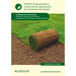 Programación y control de las operaciones de instalación de césped. AGAJ0308 - Gestión de la instalación y mantenimiento de c...
