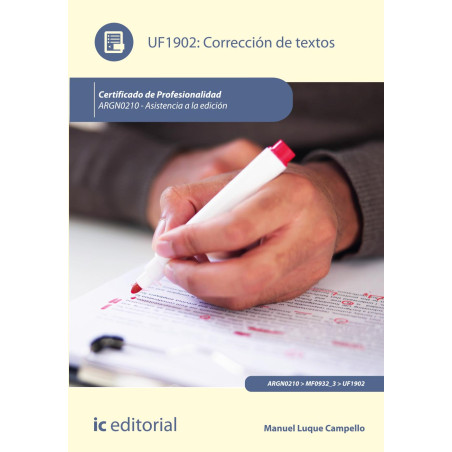 Corrección de textos. ARGN0210 - Asistencia a la edición