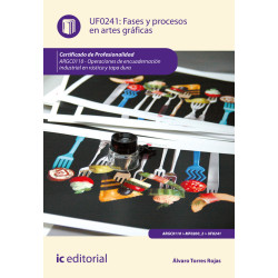 Fases y procesos en artes gráficas. ARGC0110 - Operaciones de encuadernación industrial en rústica y tapa dura