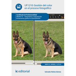 Gestión del color en el proceso fotográfico. ARGP0110 - Tratamiento y maquetación de elementos gráficos en preimpresión