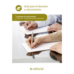 Actividades auxiliares de almacén. COML0110 - Guía para el docente y solucionarios