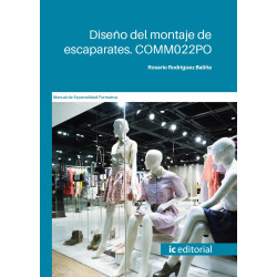 Diseño del montaje de escaparates. COMM022PO