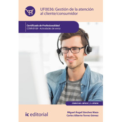 Gestión de la atención al cliente/consumidor. COMV0108 - Actividades de venta