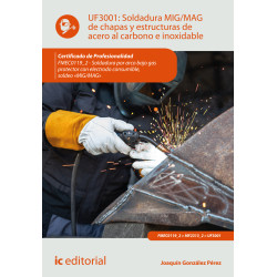 Soldadura MIG/MAG de chapas y estructuras de acero al carbono e inoxidable. FMEC0119_2 - Soldadura por arco bajo gas protecto...