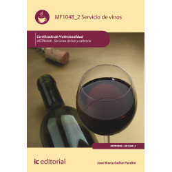 Servicio de vinos. HOTR0508 - Servicios de Bar y Cafetería