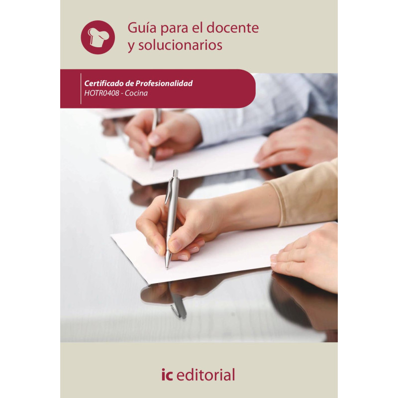Cocina. HOTR0408 - Guía para el docente y solucionarios