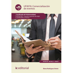Comercialización de eventos. HOTG0108 - Creación y gestión de viajes combinados y eventos