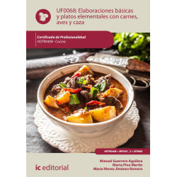 Elaboraciones básicas y platos elementales con carnes, aves y caza. HOTR0408 - Cocina