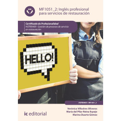 Inglés profesional para servicios de restauración. HOTR0409 - Gestión de procesos de servicio en restauración