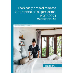 Técnicas y procedimientos de limpieza en alojamientos. HOTA0004