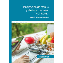 Planificación de menús y dietas especiales. HOTR0033