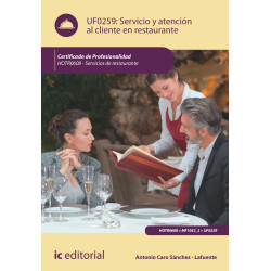 Servicio y atención al cliente en restaurante. HOTR0608 - Servicios de Restaurante