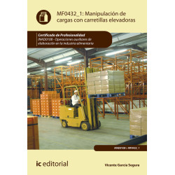 Manipulación de cargas con carretillas elevadoras. INAD0108 - Operaciones auxiliares de elaboracion en la industria alimentaria