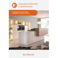 Instalación de muebles. MAMR0408 - Guía para el docente y solucionarios