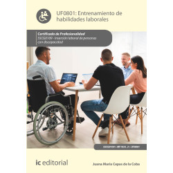 Entrenamiento de habilidades laborales. SSCG0109 - Inserción laboral de personas con discapacidad