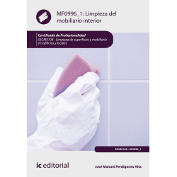 Limpieza del mobiliario interior. SSCM0108 - Limpieza de superficies y mobiliario en edificios y locales