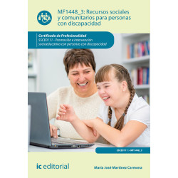 Recursos sociales y comunitarios para personas con discapacidad. SSCE0111 - Promoción e intervención socioeducativa con perso...