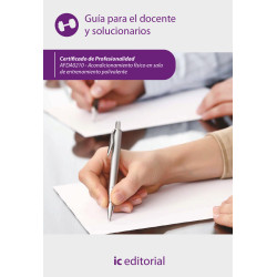 Acondicionamiento físico en sala de entrenamiento polivalente. AFDA0210 - Guía para el docente y solucionarios