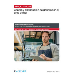 HOT_A_3038_01. Acopio y distribución de géneros en el área de bar. HOT_C_002_3B