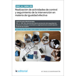 SSC_A_1404_05. Realización de actividades de control y seguimiento de la intervención en materia de igualdad efectiva. SSC_C_...