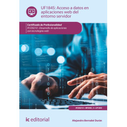 Acceso a datos en aplicaciones web del entorno servidor. IFCD0210 - Desarrollo de aplicaciones con tecnologías web