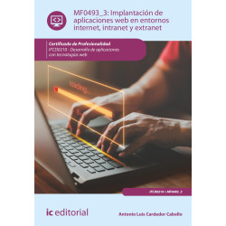 Implantación de aplicaciones web en entornos internet, intranet y extranet. IFCD0210 - Desarrollo de aplicaciones con tecnolo...
