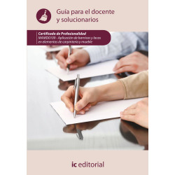 Aplicación de barnices y lacas en elementos de carpintería y mueble. MAMD0109 - Guía para el docente y solucionarios