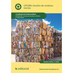 Gestión de residuos inertes. SEAG0108 - Gestión de residuos urbanos e industriales