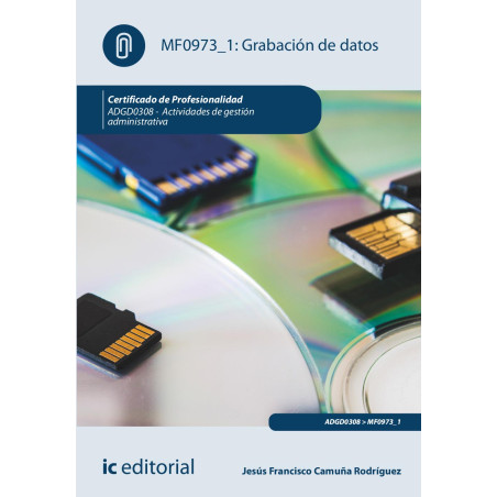 Grabación de datos. ADGD0308 - Actividades de gestión administrativa