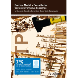 TPC Sector Metal - Instalación de ascensores. Contenido formativo específico
