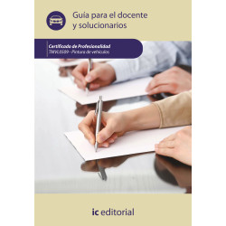 Pintura de vehículos. TMVL0509 - Pintura de vehículos - Guía para el docente y solucionarios