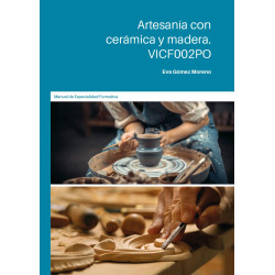 Artesanía con cerámica y madera. VICF002PO