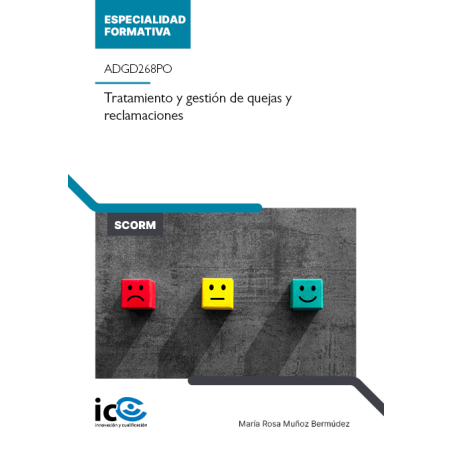 Tratamiento y gestión de quejas y reclamaciones. ADGD268PO - contenido online