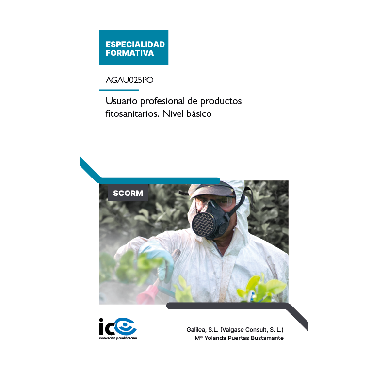 Usuario profesional de productos fitosanitarios. Nivel básico. AGAU025PO - contenido online