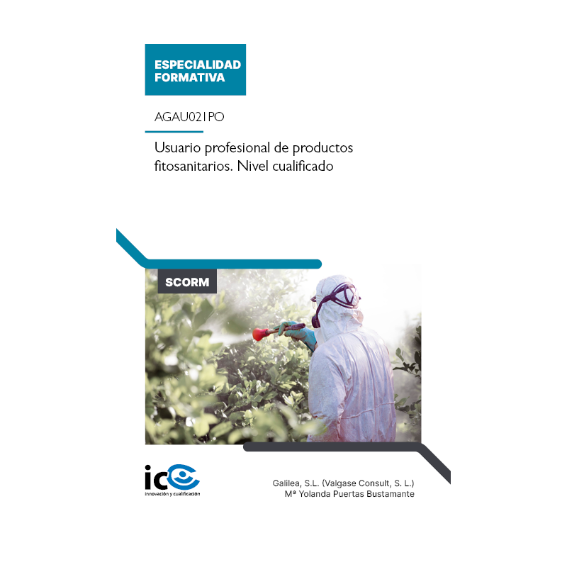 Usuario profesional de productos fitosanitarios. Nivel cualificado. AGAU021PO - contenido online