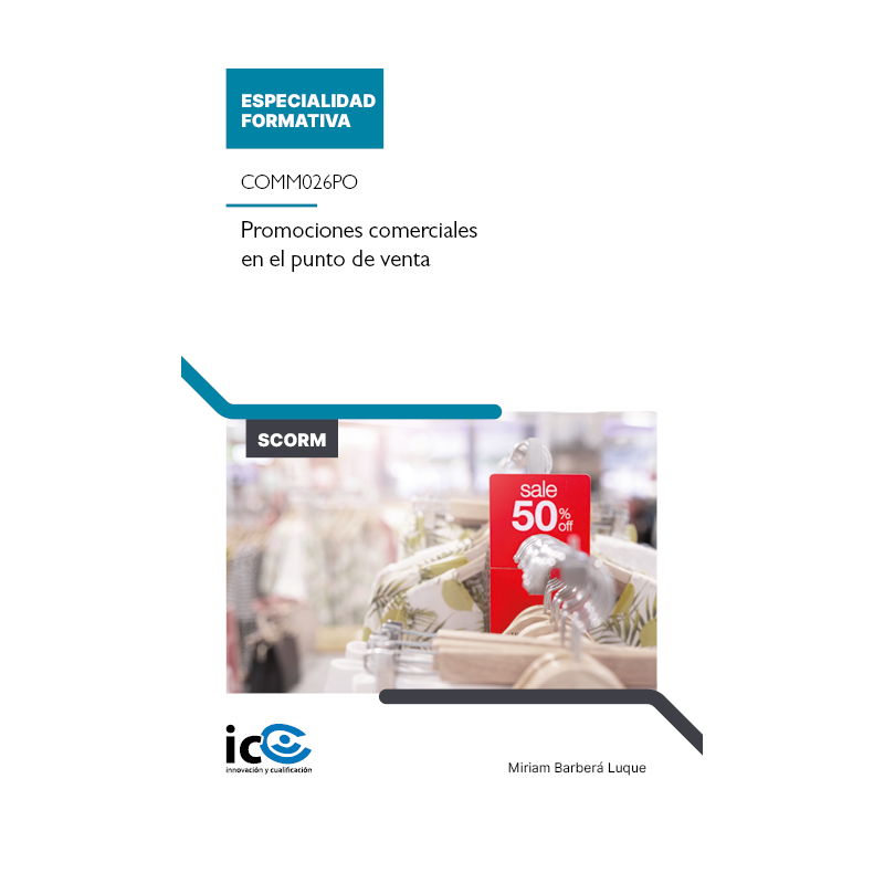 Promociones comerciales en el punto de venta. COMM026PO - contenido online