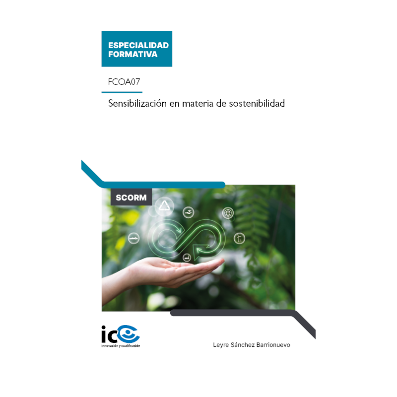 Sensibilización en materia de sostenibilidad. FCOA07 - contenido online