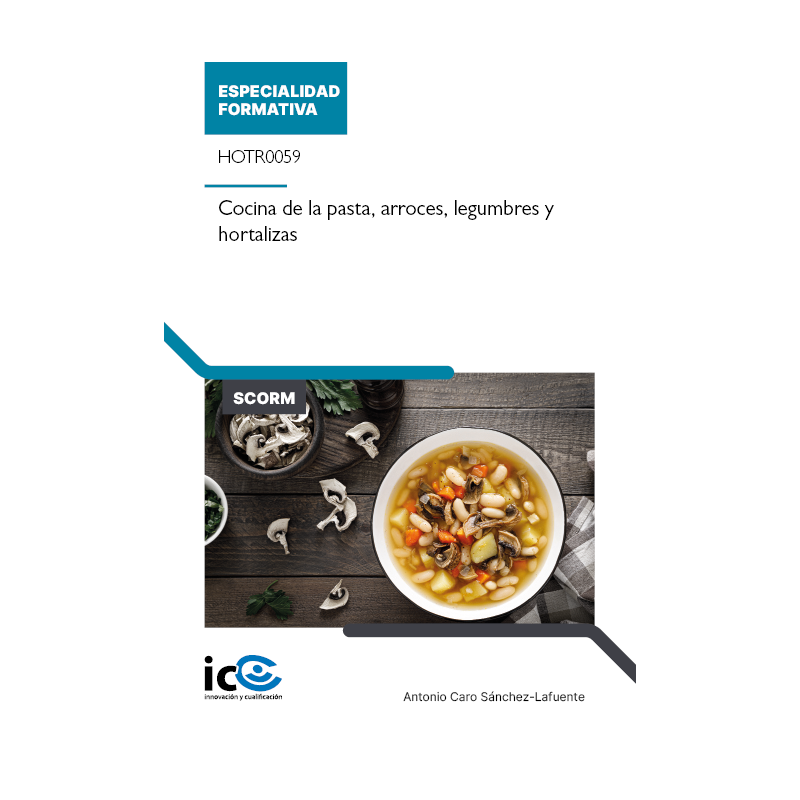 Cocina de la pasta, arroces, legumbres y hortalizas. HOTR0059 - contenido online