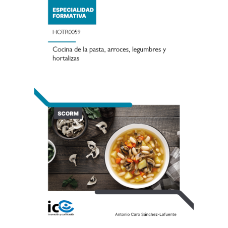 Cocina de la pasta, arroces, legumbres y hortalizas. HOTR0059 - contenido online