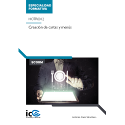 Creación de cartas y menús. HOTR0012 - contenido online