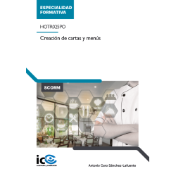 Creación de cartas y menús. HOTR025PO - contenido online