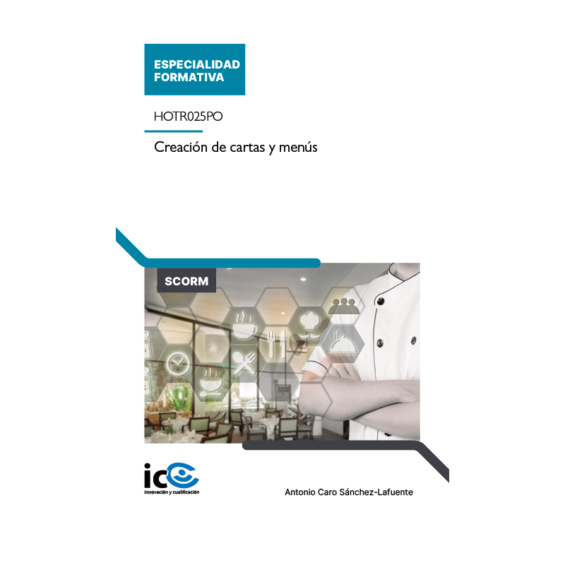 Creación de cartas y menús. HOTR025PO - contenido online