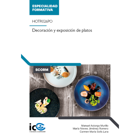 Decoración y exposición de platos. HOTR026PO - contenido online